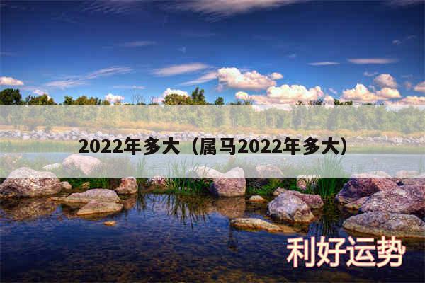 2022年多大（属马2022年多大）